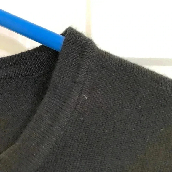 Larry Levine Black Cardigan 3/4 Sleeves Sz Small - Picture 7 of 14